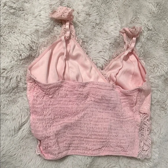 Pink Lace Bralette- BKE core size M - Picture 3 of 5